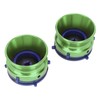 1 Pair NAB Hub Adapters Polished Aluminum Alloy Universal Loading