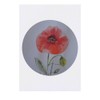 'poppy flower' Temporary Tattoo - Water Resistant, Skin-Safe, Non-Toxic Transfer