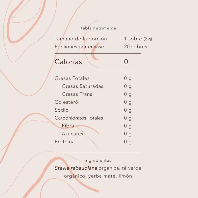 Té Mate Orgánico, 20 Sobres, Mayan Sweet