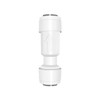 Qrity 1 Piece 1/4 Inch Push Fit Straight Quick Connect