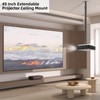 suptek Projector Ceiling Mount Bracket Fits Flat or Sloped Ceiling