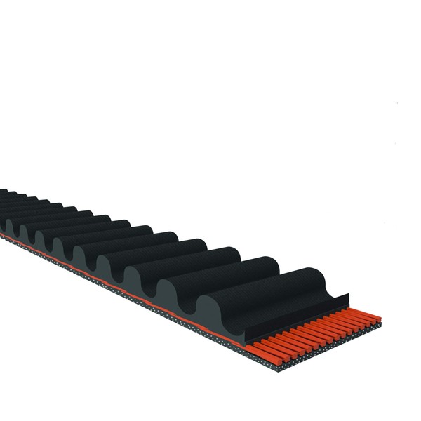 D&D PowerDrive 620-5M-121 Synchronous Timing Belt, Rubber, (Pack of 1)