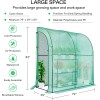 VIVOSUN Lean-to Mini Walk in Greenhous 79x39x83in w/ 3 Tier