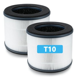 BBT BAMBOOST AP-T10FL Replacement Filter Compatible with Homedics AP-T10-BK and AP-T10-WT Total CleanAir 360-Degree HEPA-Type Air Purifiers, H13 True HEPA and Activated Carbon Filter, 2 Pack