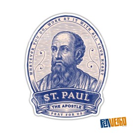 Custom Hand Made Saint Paul Quote Sticker | Saint Quote | Religious  Sticker | SQ443