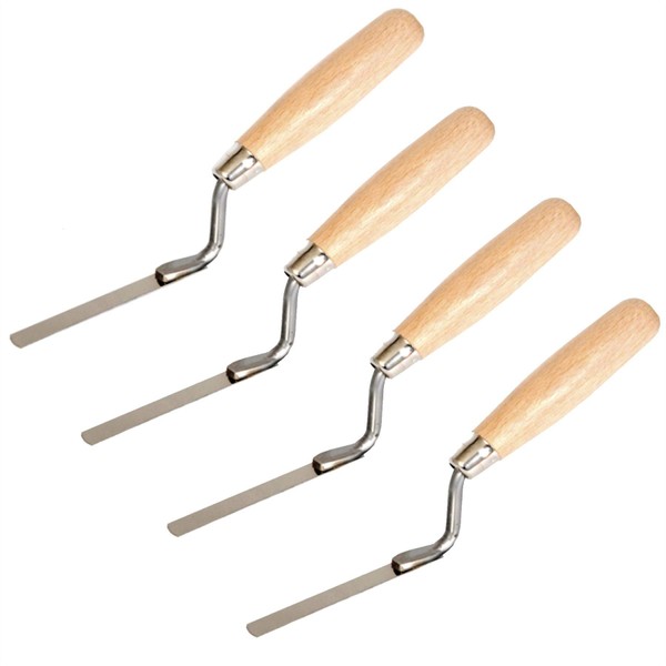 Toolty Tuck Pointer Trowel, Stainless Steel Finger Pointing Trowel, Hand