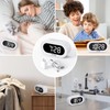 REACHER Small LED Digital Alarm Clock with Snooze, Simple to