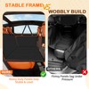 TNELTUEB Dog Car Seat Cover with Bed Mat, Back Seat