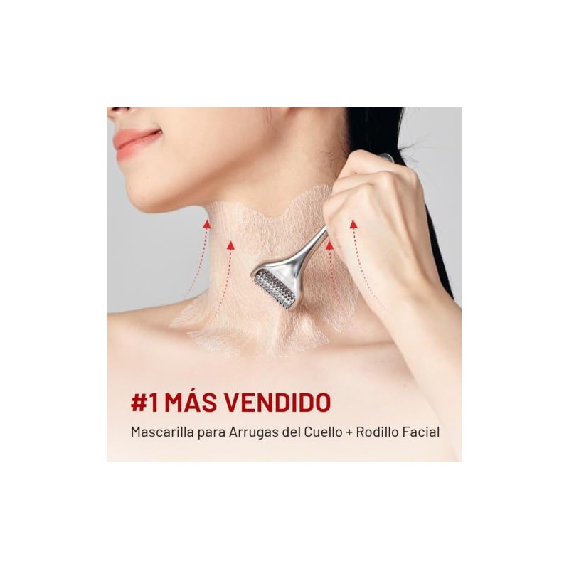 Mascarilla antiarrugas para el cuello 7EA parches reafirmantes para el