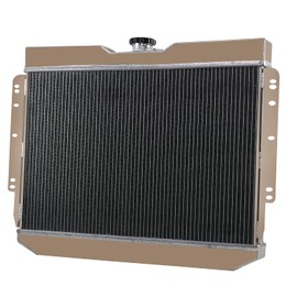 ECMRAD 3 Row Aluminum Radiator for 1959-1965 Chevy Chevelle/Impala/Bel Air/Biscayne/El Camino Performance Engine Cooling