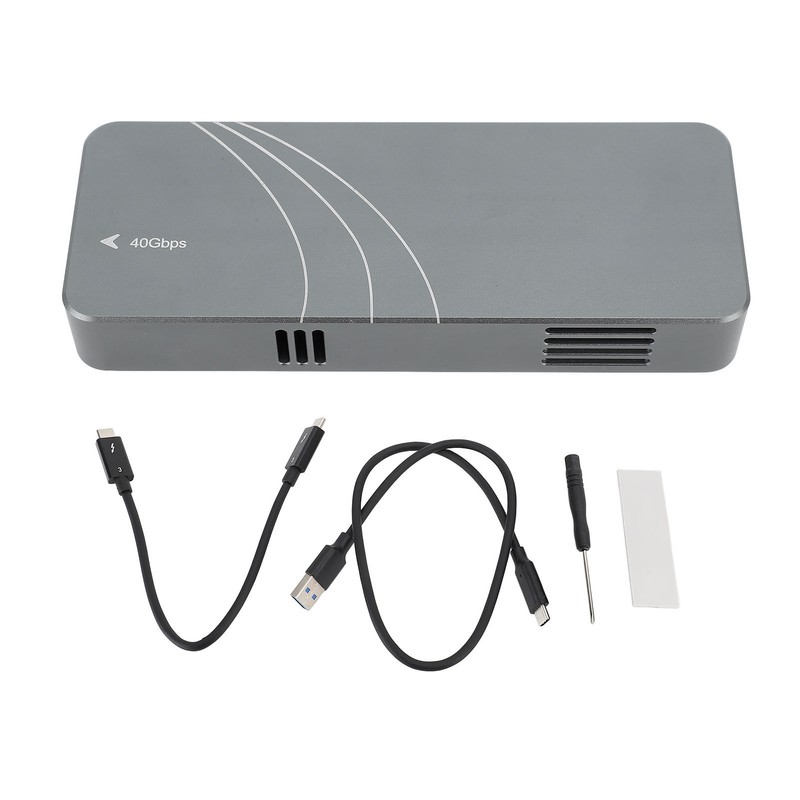 USB4.0 SSD Enclosure 40Gbps to NVMe Mobile M.2 Hard Drive