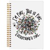 Ecezatik I'm Fine This is Fine Everything's Fine Christmas Notebook,