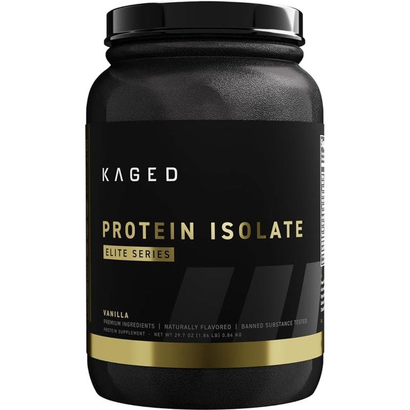 Kaged Whey Protein Isolate Elite Powder | Vanilla | Whey,