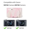 Rieibi SX740 Camera Case,Silicone Case for Canon powershot SX740/SX730 Camera,Silicone