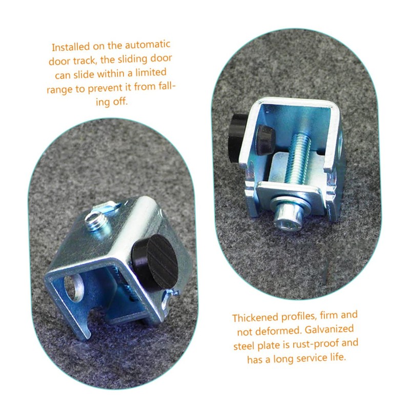 DOITOOL Sturdy Sliding Door Stopper Automatic Door Stopper for Track
