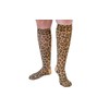 Lymphedivas Leo Leopard Medical Graduated Compression Knee-High Sock Pair 30-40mmHg