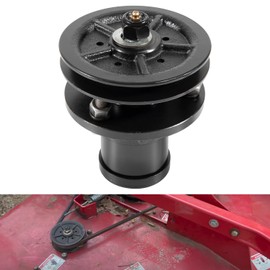 Complete Spindle Assembly 50051388 Assemble Replacement Parts Kit & Pull Sheave 50074053 With All Hardware Fit For Bush Hog RDTH, FTH, ATH, EFM, TD-1500, TD-1700 Models Finish Mowers & Rotary Cutters