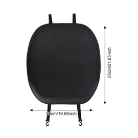 Zimoer Breathable Seat Covers Car Front Seats, Front Seat Covers Against Sweating, Universal Seat Covers Front Seats, Car Seat Cushion Seat Cushion Car Front Seat Cushion (Black)