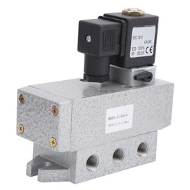 2 Position 5 Way Solenoid Valve Single Electric Control Pneumatic Equipment G1/8in K25DH‑6DC 12V