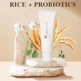 Organic Korean sunscreen SPF50+, PA++++ Riceand Probiotics, Korean Skin Care Solution for All Skin Types, Nourishing Skin Protection