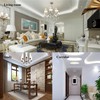 JUNWEN 20FT LED Strip Light Warm White 360 LED Beads,12V