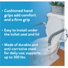 Carex E-Z Lock Toilet Seat and Safety Frame Combo Pack,