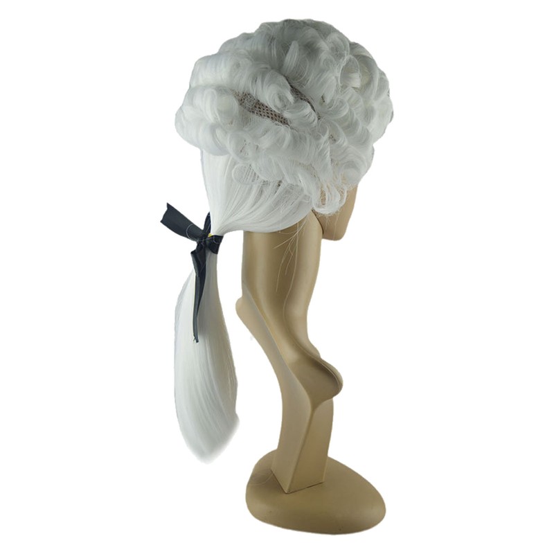 Lawyer Wig Professional Comfortable Judge Acting Performances Wig for Prom