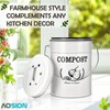 AOSION Countertop Compost Bin Kitchen,Odor Resistant Indoor Compost Bin with