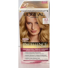 L'Oréal L'Oreal Excellence Crème #8.3 Light Golden Blonde (RUBIO CLARO DORADO) Hair Dye