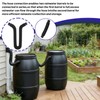 1.25" Diameter Rain Barrel Hose Connector Downspout Diverter Kit Link