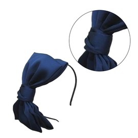 TQUXNGA Elegantes Satin-Schleifen-Stirnband, Party-Haarreif, Kopfschmuck, Kostümzubehör, weibliche formelle Kleidung, Kopfschmuck