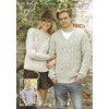Sirdar Bonus Aran Ladies Mens Knitting Pattern 9219