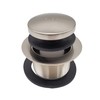 Westbrass D3322-20 1-1/2" NPSM Tip-Toe Bathtub Drain Plug - Coarse