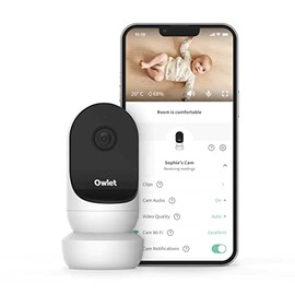 Owlet Cam Version 2 Smart Baby Safety Monitor with Camera and Audio - HD Video Camera, Encrypted WiFi, Night Vision - iOS and Android Compatible