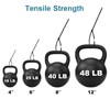 Zip Ties Assorted Sizes 4+6+8+12 inch, 200 Pack, Black Cable