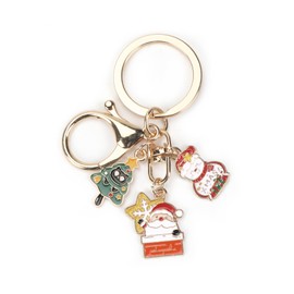 MUCOOS Merry Christmas Keychain, Celebrate Christmas, Cute Christmas Tree Keychain，Christmas Santa Keychain,Snowman Keychain, Thoughtful Gifts for Friends,Family, Christmas Keyrings for Women