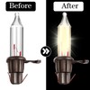 Mudder 100 Count Christmas Tree Lights Replacement Bulbs Mini Incandescent