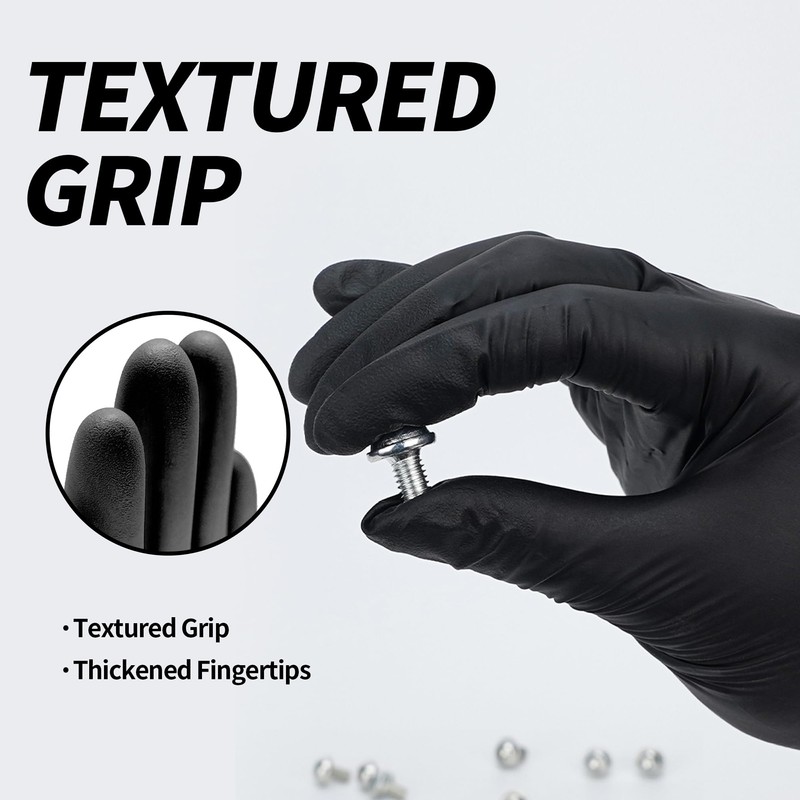 Basic Disposable Medical Synmax Vinyl Exam Gloves- 4 mil Safty