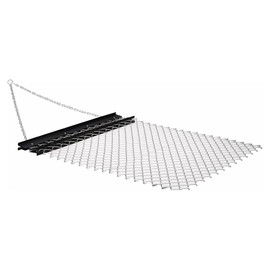 Yard Tuff Steel Drag Harrow/Field Leveler for ATV, UTV & Tractor with Front Tray, 5' x 4'