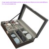 VOVEWAN Men Women Watch Box Watch Case Jewelry Organizer Holder