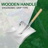 HARFINGTON Fireplace Ash Shovel 18" Stainless Steel Garden Shovel Dust