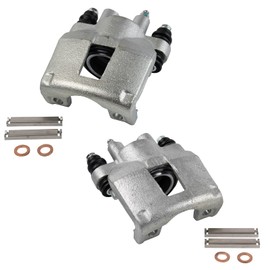 TRQ Rear Brake Caliper Set Compatible with 1995-2001 Ford Explorer 2001-2002 Explorer Sport Trac 2002 Ranger 1997-2001 Mercury Mountaineer