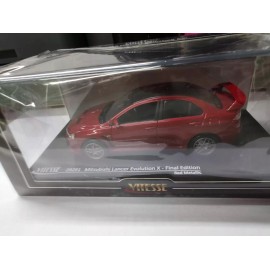 Sunstar Sun Star/Vitesse 29291 1/43 Diecast Mitsubishi Lancer Evolution X- Red Metallic