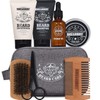 Rinse & Robust 8 Piece Beard Care Set for Men,