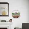 Round Wall Planter - Clear Vase Air Plants Holders |