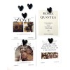 18 Pcs Cute Heart Decorative Magnets，Black Fridge Magnets， Small Home