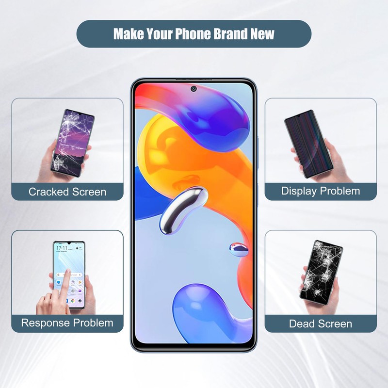 E-YIIVIIL TFT Display Compatible with Redmi Note 11 Pro+ 5G