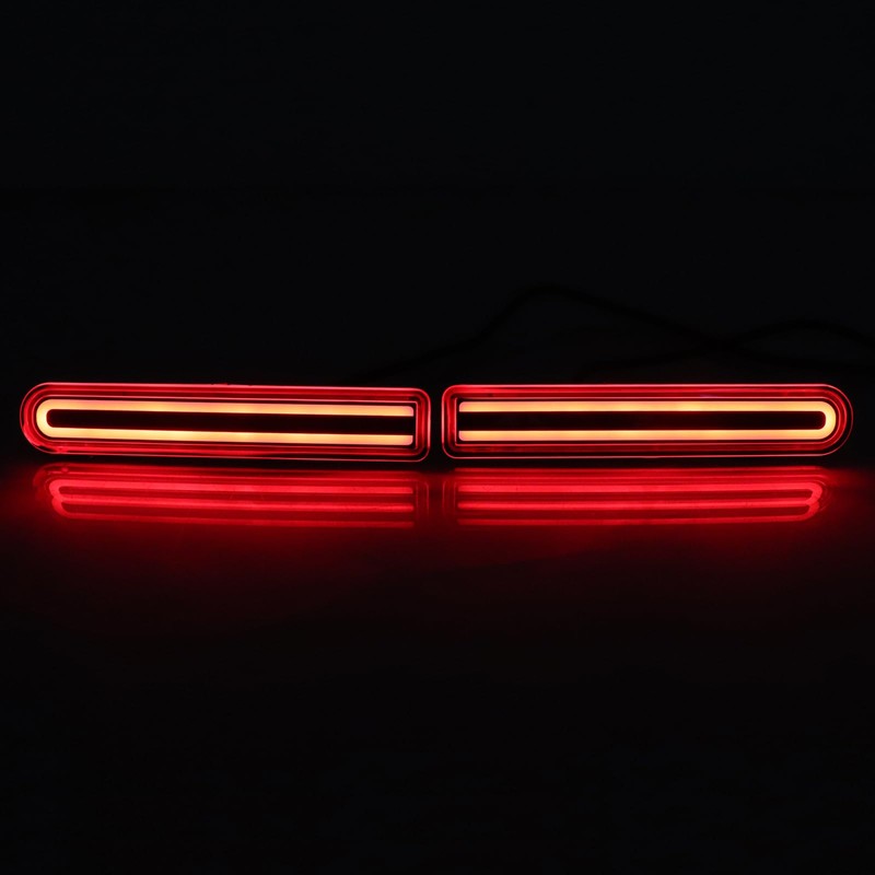 ECAHAYAKU LED Rear Bumper Reflector Light Compatible with Toyota FJ