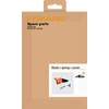 Original Ersatz-Klinge, Feder und Schraube für Fiskars PowerGear X Bypass