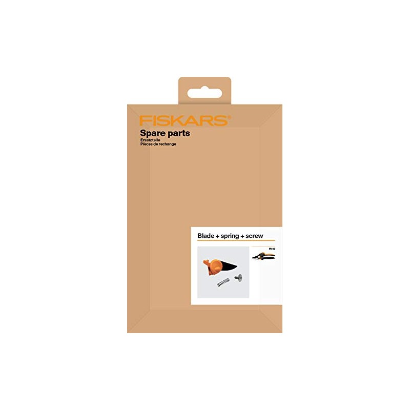Original Ersatz-Klinge, Feder und Schraube für Fiskars PowerGear X Bypass